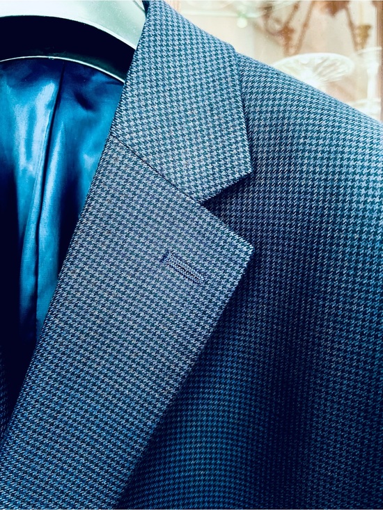 Michael Kors Other - Michael Kors Blue Houndstooth Sport Coat